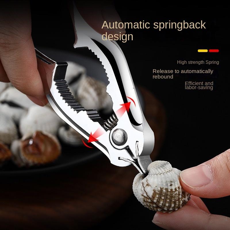 Multi-purpose Clam Opener Kitchen Clam Opener Walnut Clip Clam Blood Clam Shell Clip