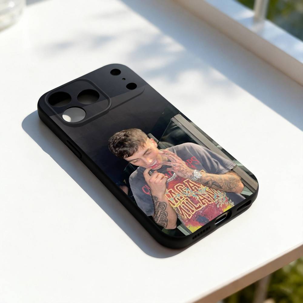 Singer T-Tony B-Boy Cool Phone Case For iPhone 17,16,15,14,13,12,11,Pro,Max,Plus,E,SE4,Air,Mini Black Precise Hole Matching