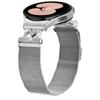 Металлический ремешок с коннектором для Samsung Galaxy Watch 5 Pro/5/5 Active/4/4 Active/4 Classic M-типа миланский серебристый ремешок для часов с украшением из стразов