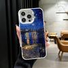 Масляная живопись Ван Гога Эстетика Ударопрочный чехол для телефона для iPhone 17 Air 16 16E 15 Pro Max 14 Plus 13 Mini 12 Задняя крышка Anti Fa