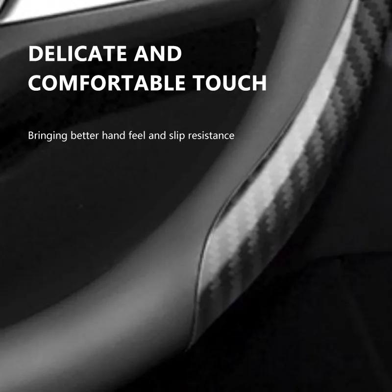 Для BMW Новый Автомобиль Кожа Углеродное Волокно Нескользящий Чехол на Руль Для BMW E46 E39 E90 E60 E36 F30 F10 E34 X5 E30 F20 E92 M3 M4