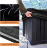 Большой чехол для палубного ящика, водонепроницаемый, прочный, садовый пуф, покрывающий всепогодное уличное покрытие, подходит для Keter Suncast Lifetime