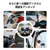 TELESIN Camera Mount for Motorcycles and Camera Aluminum Super Action Camera GoPro Pipe Shooting Compatible with DJI Osmo Digital Android and LCD