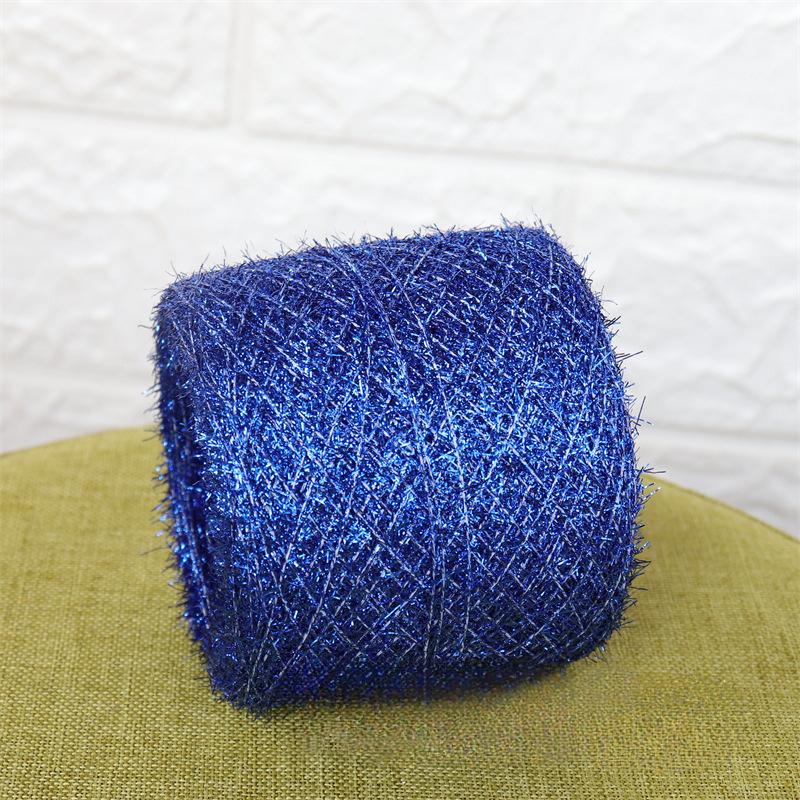 50 г/рулон пряжа для вязания своими руками блестящие декоративные аксессуары стеклянная пряжа швейные принадлежности для свитера шапки шарфа перчаток