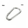 7-colors Aluminium Safety Camping Hiking Hook Buckle Keychain Climbing Buckles Alloy Carabiner