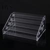 Stepped Countertop Shelf 5/7 Tier Acrylic Display Stand with Fences, Perfume Organizer, Desktop Makeup Palette Holder Multifunctional Clear