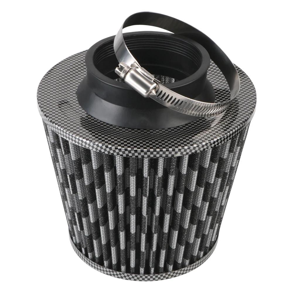 76MM 3 Inch Car Air Filters Vent Filter High Flow Intake Kit Mesh Cone Engine Protector Replacement Auto Accessories Universal Air Filters 7