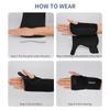 COPOZZ Adjustable Ski Strokes Wrist Gear Hand Protection Roller Palm Pads Protector Snowboard Skating Guard Men Women Child