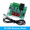 1/3PCS W1209 DC 12V Red/Blue Heat Cool Temp Thermostat Temperature Control Switch Temperature XH-W1209