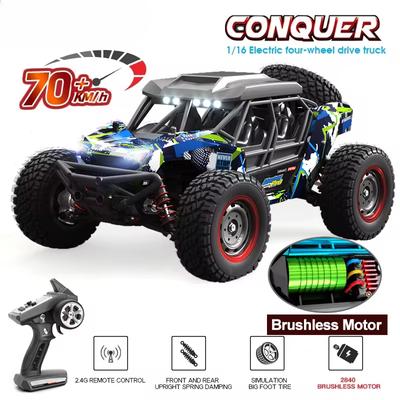 Новый 4WD RC автомобиль 4x4 внедорожный дрифт гоночный автомобиль 50/70 км/ч супер бесщеточный высокоскоростной радио водонепроницаемый грузовик игрушка с дистанционным управлением для детей мальчиков гонки
