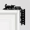 1pc Train Wall Decoration – Iron Art Sticker for Door Corners & Frames, Elegant Corner Decoration, Stylish Wall Art & Home Decor