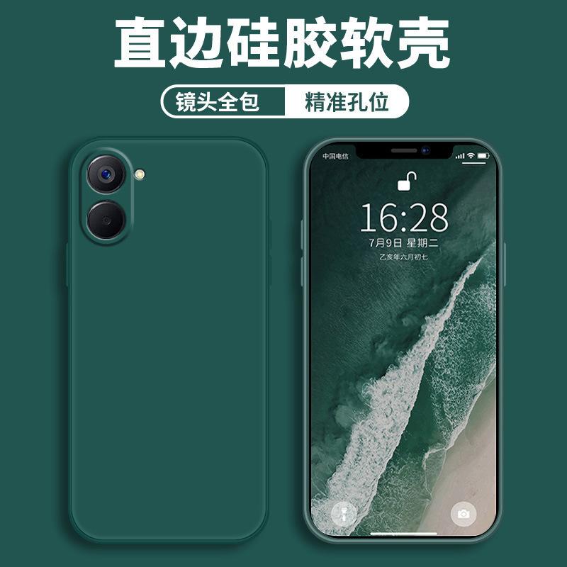 Подходит для оригинального чехла для мобильного телефона 11pro, оригинальный защитный чехол Realme, жидкий мягкий силикон, полностью закрывающий, противоударный, мужская и женская оболочка