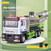 1/50 Scale Diecast Toy Model Dump Truck Engineering Transport Car Sound & Light Educational Collection Pull Back Gift for Kid