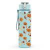 1PC Autumn Dry Fall Leaf Scatter Print 750ml Color Plastic Sports Water Bottle Leakproof Flip Straw Lid Suitable for Sports Office Home Use