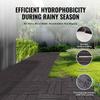 VEVOR Interlocking Deck Tiles, 10 Pack,12"x12" 10 sq. ft Plastic Waterproof Outdoor Flooring All Weather Use