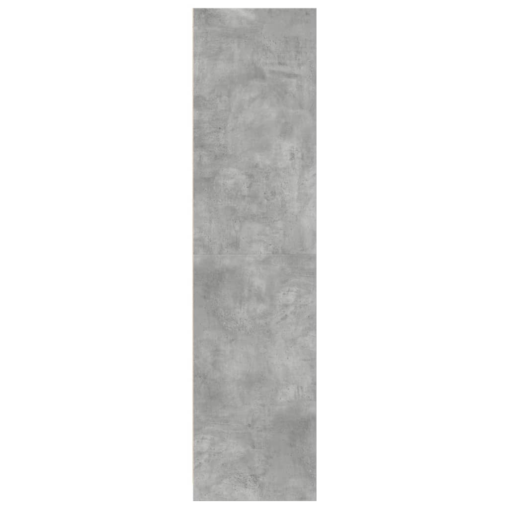 Wardrobe Concrete Grey 30 x 50 x 200 cm Engineered Wood