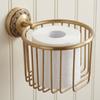 Wall Mounted Toilet Roll Holder Copper Toilet Paper Holder Tissue Holder  Bathroom Organization