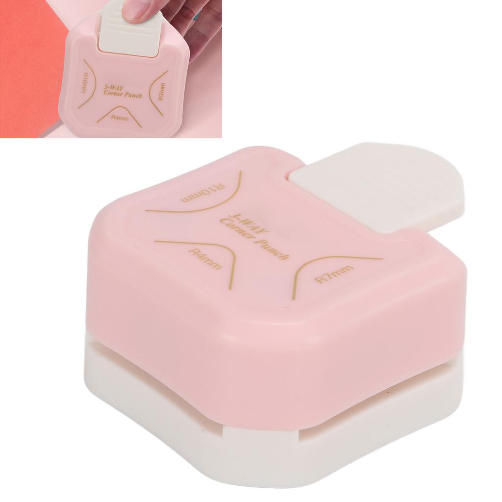 KWTRIO Угловой закруглитель дырокол 3 в 1 Экономия труда Удобный и плавный Портативный круглый резак для бумаги