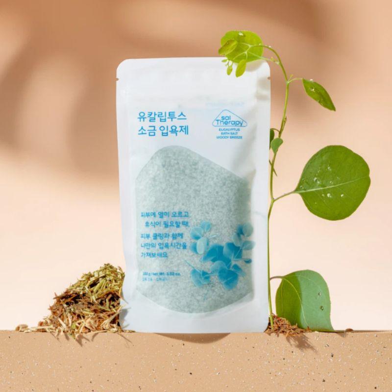 sal Therapy Eucalyptus Bath Salt Woody Breeze 100g – Refreshing Mineral Bath Salt