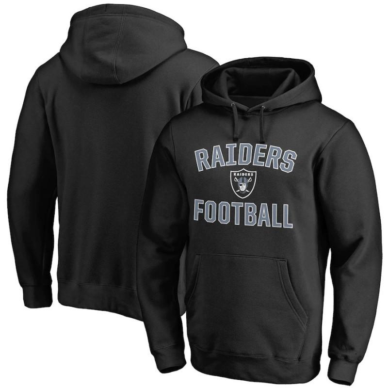 Mens Plus Size Hoodie NFL Raiders American Football Sweatshirt Casual Loose Fit