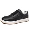 Fashion Genuine Leather Casual Mens Shoes Handmade Lace-up Outdoor Oxford Mens Sneakers High Quality Soft Bottom Skateboard Shoes Mens