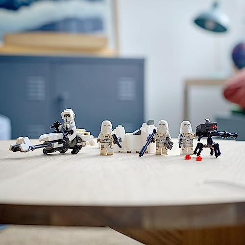 LEGO Star Wars Боевой набор Снежного штурмовика™ 75320, подарок из игрушечных кубиков для мальчиков от 6 лет и старше.