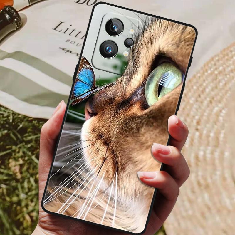 Чехол для Realme GT2 Pro 5G ТПУ Черный Бампер Силиконовый Защитный Funda для Realme GT 2 Pro Чехол для Телефона GT2 Pro 2PRO 2022 Capas