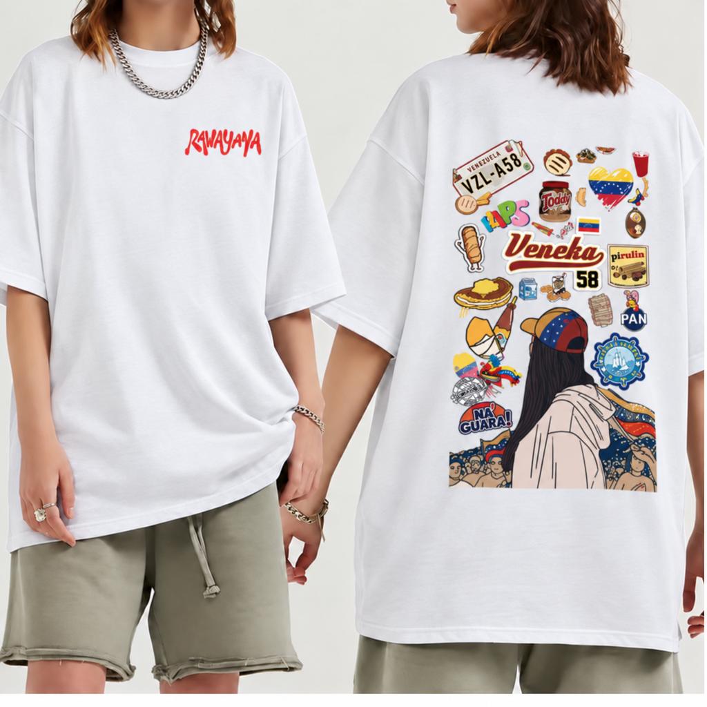 Rawayana Donde Es El After Veneka 58 Print Tshirt Mens And Womens Harajuku Fashion Trend T Shirt High Quality Cotton Shirt