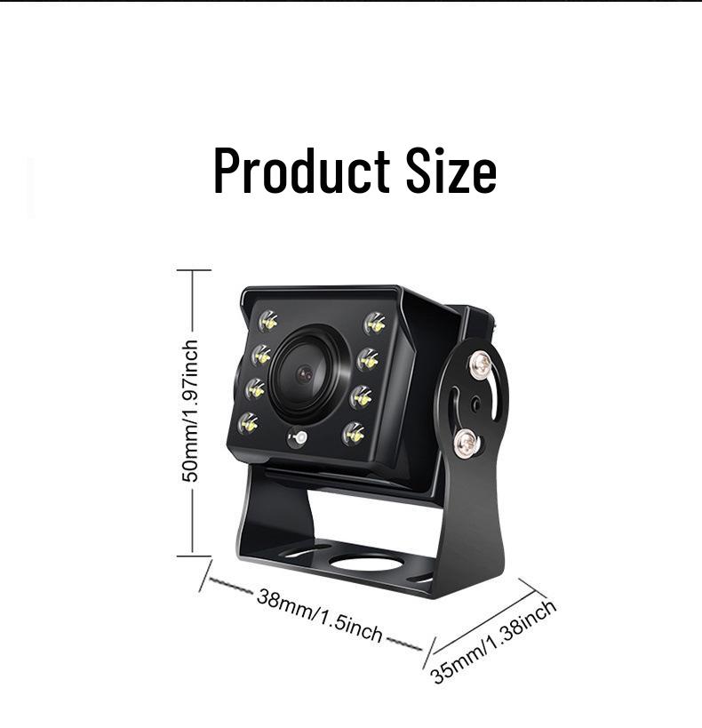 Монитор заднего вида для грузовика HD с ночным видением и системой записи с двойной/четверной камеры