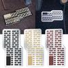 Car Foot Rest Pedal Board Floor Carpet Mat Anti-slip Stainless Steel Heel Pad Car Truck Suv Black Beige Brown Universal