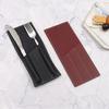 Simple Design Cutlery Storage Bag 3 Pocket Forks Spoons Organizer  Camping Equipment