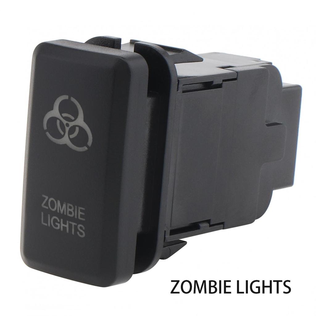 Кнопочный переключатель включения/выключения 12 В подходит для Toyota Hilux/Prado 120 с белой подсветкой