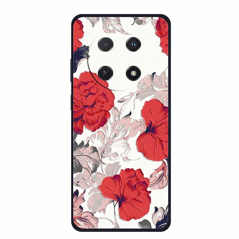 3D Тисненый Чехол Для Huawei Nova 14i Чехол Для Телефона Coque Цветы Силиконовый Мягкий Задний Чехол Для Huawei Nova 13i Y91 12i Чехол Funda Para