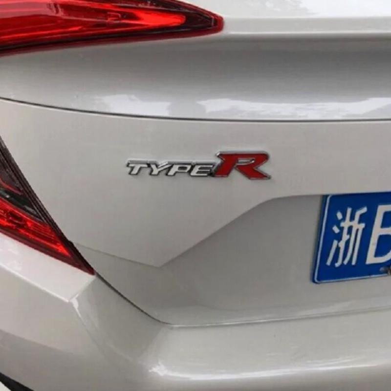 3D Metal Car Front Grill Emblem Auto Badge Sticker Decals For Honda Type S Y Sport Logo Civic Accord Crv Hrv Car Accessories HR2