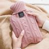 1-литровая грелка с мягким вязаным защитным чехлом, грелка для шеи и плеч, грелка для ног