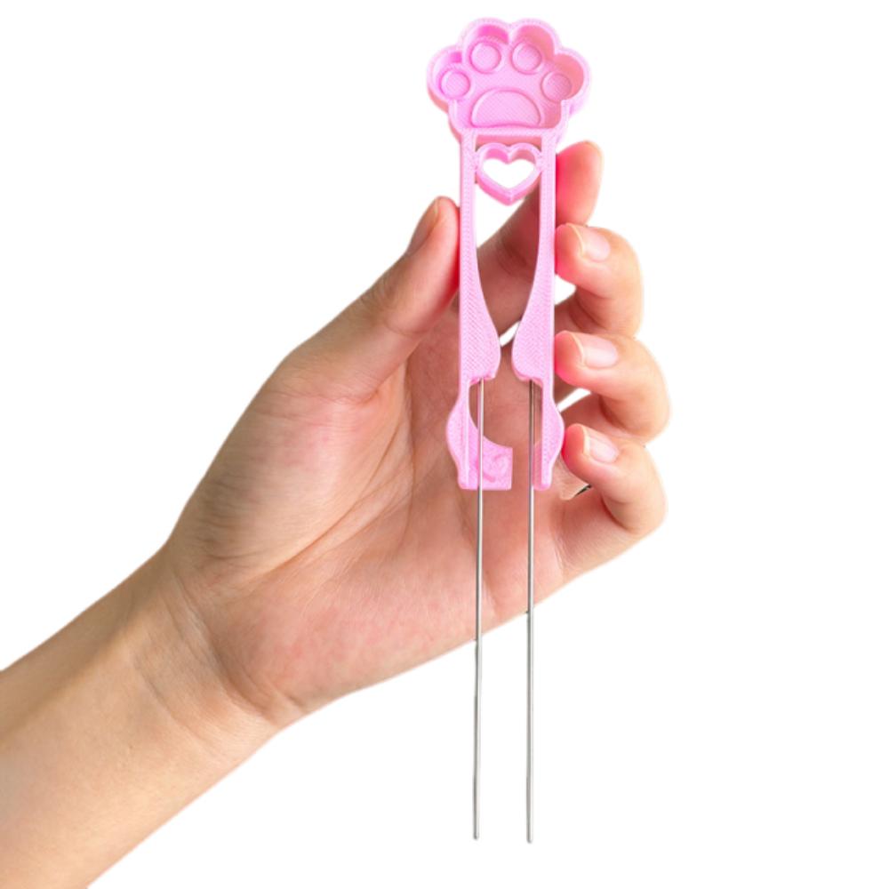 High-Quality Beans Fusion Beans Pen Multifunctional Handmade Collage Beans Needle Handheld Double Needles Perler Bead Tweezer