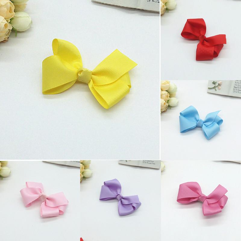 Детские заколки для волос с синей лентой, бабочкой-бантом, для девочек, подарочный набор