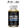Nighttime Fat Burner Sleep Support, Appetite Suppressant & Carb Blocker, 120 Capsules 1 Piece