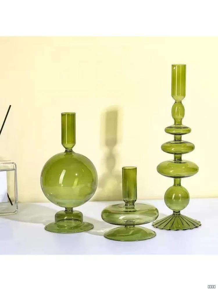 Candlestick for 3 St. pcs glass salad