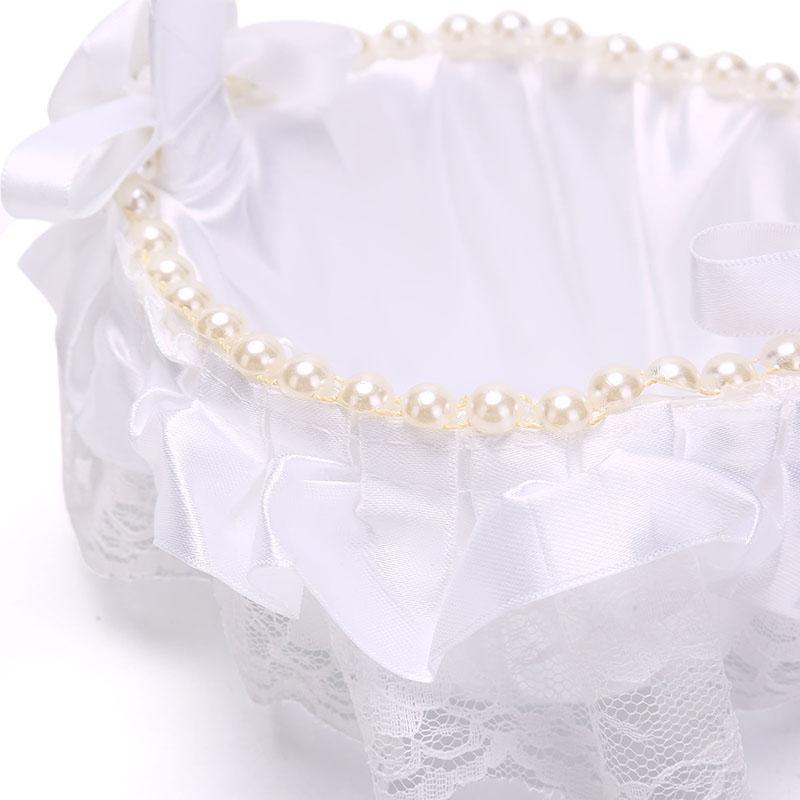 6 стилей, белый романтический бант, мешковина, свадебная церемония, вечеринка, корзина с розами