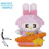 Конструктор StellaLou Кролик: Игрушки-пазлы высокой сложности для мальчиков и девочек