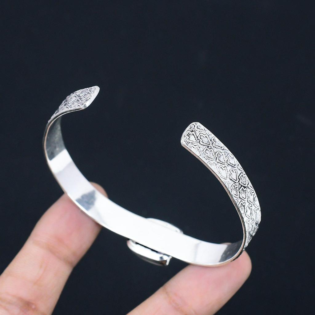 Halloween Deal 925 Silver Natural Porcelain Jasper Daughter New Bangle Jewelry