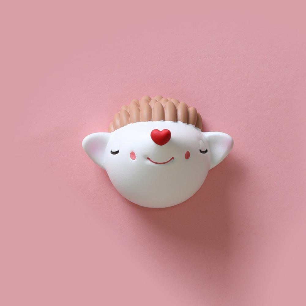 Магниты на холодильник с изображением животных спереди и сзади, мультяшный милый магнит с кроликом, украшение на год Кролика