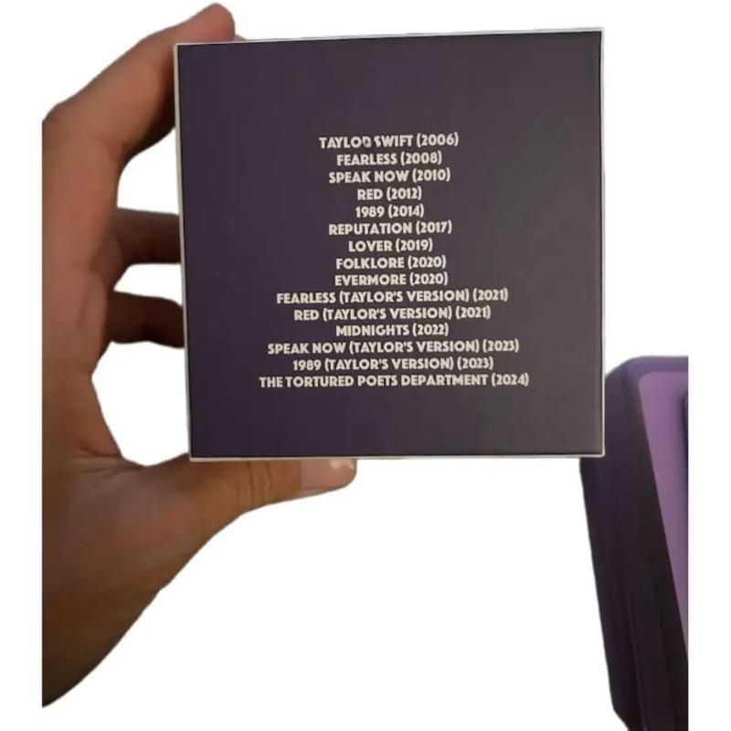 Лучшая игра Ночное наслаждение для всех Swftties Карточная игра Swfttie Lyrc Challenge, товары для вечеринок Двусторонние карты