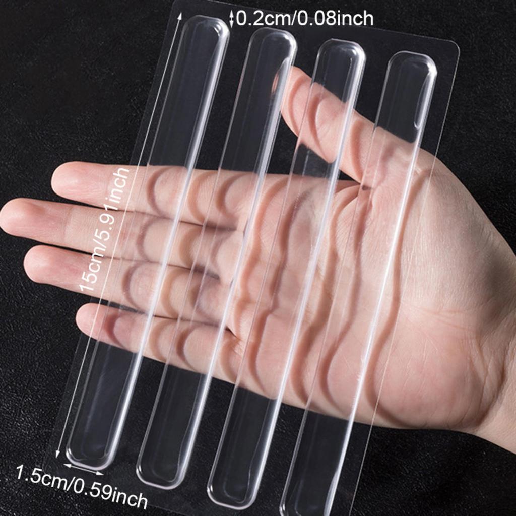 Self Adhesive Buffer Pads Anti-collision Stickers Silicone Door Stopper Cabinet Bumpers Wall Protector Furniture Anti-crash Pad