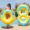 Swimming Ring Double Person Pool Floats River Raft Inflatable Tube Outdoor Water Tube Sport Fun Heavy Duty Water Hammock Lounges