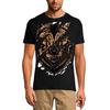 Men's Torn T-Shirt Brown Bear - Urban Vintage Graphic Shirt for Men