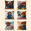 The A-Adventures Of P-Paddington Cover With Short Plush Print For Living Room Sofa Decoration Cushion Cover Pillow Covers
