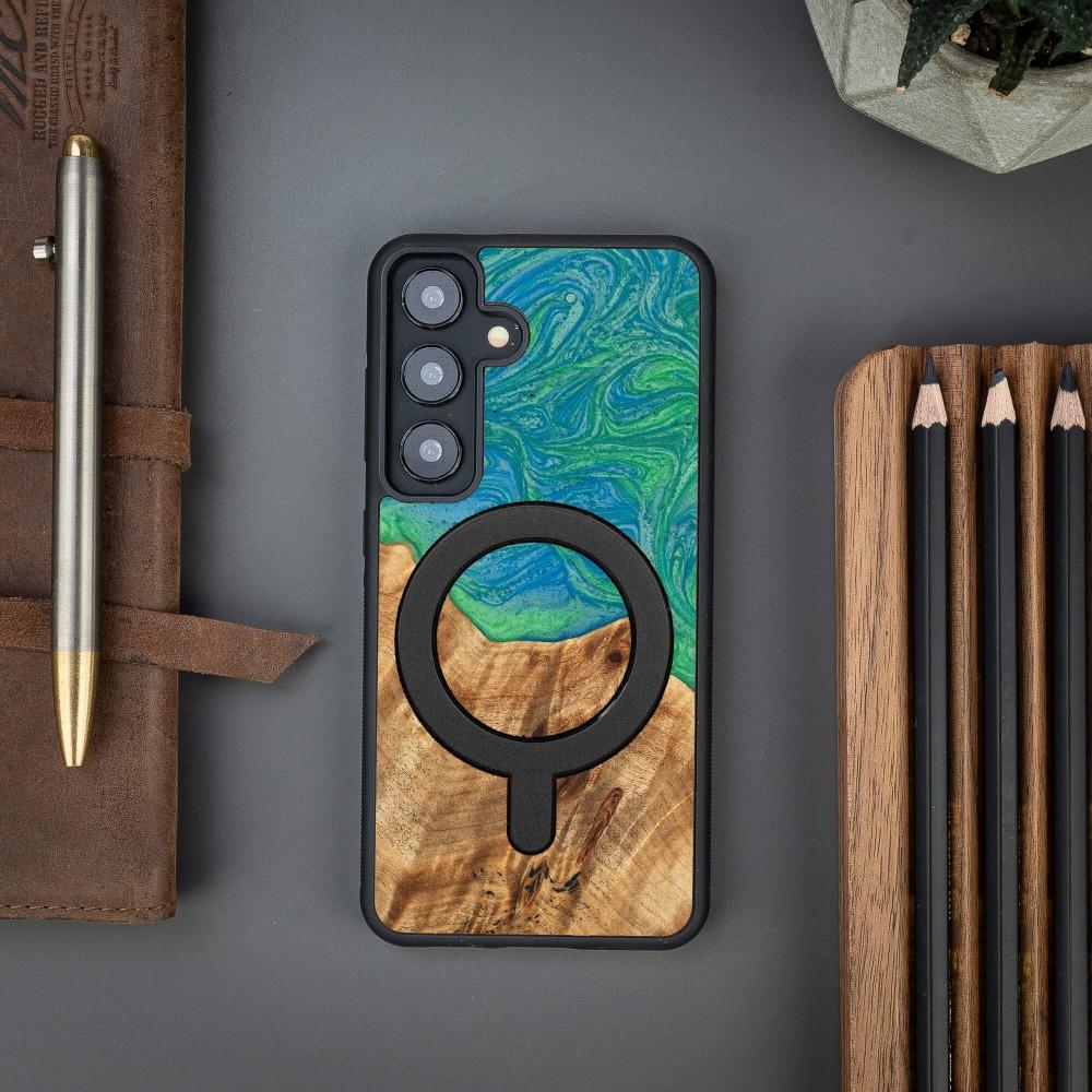 Bewood Unique case for Samsung Galaxy S25 - Neons - Tokyo with MagSafe