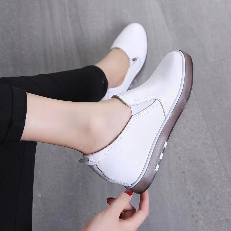 Кроссовки на танкетке, женские повседневные дышащие женские белые туфли на платформе со скрытым каблуком